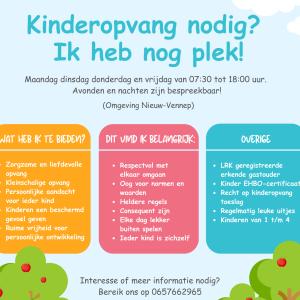 gastouder Nieuw-Vennep - Nienies DayCare